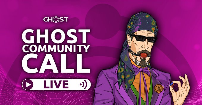 🚀 GHOST Community Call - Q4 2025 LIVE NOW!

🔴 LIVE STREAM: https://ghostchain.io/call

• Latest GHOST updates & Web3 trends
• OG ghostie Q&A session
• Bring friends - become node runners!

💰 Trending: $CSPR $GHST $GMV
😎 web3 lovers welcome!
