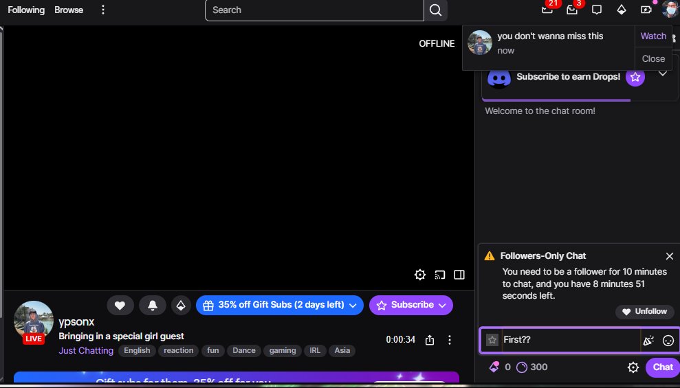 KuroHannya_'s tweet image. I am your very first #viewer lolol
Am too fast 😂

I am a new follower so I couldn&apos;t chat, if only I can, I&apos;ll be the first one to comment 🤣

Join the LIVE here:
twitch.tv/ypsonx