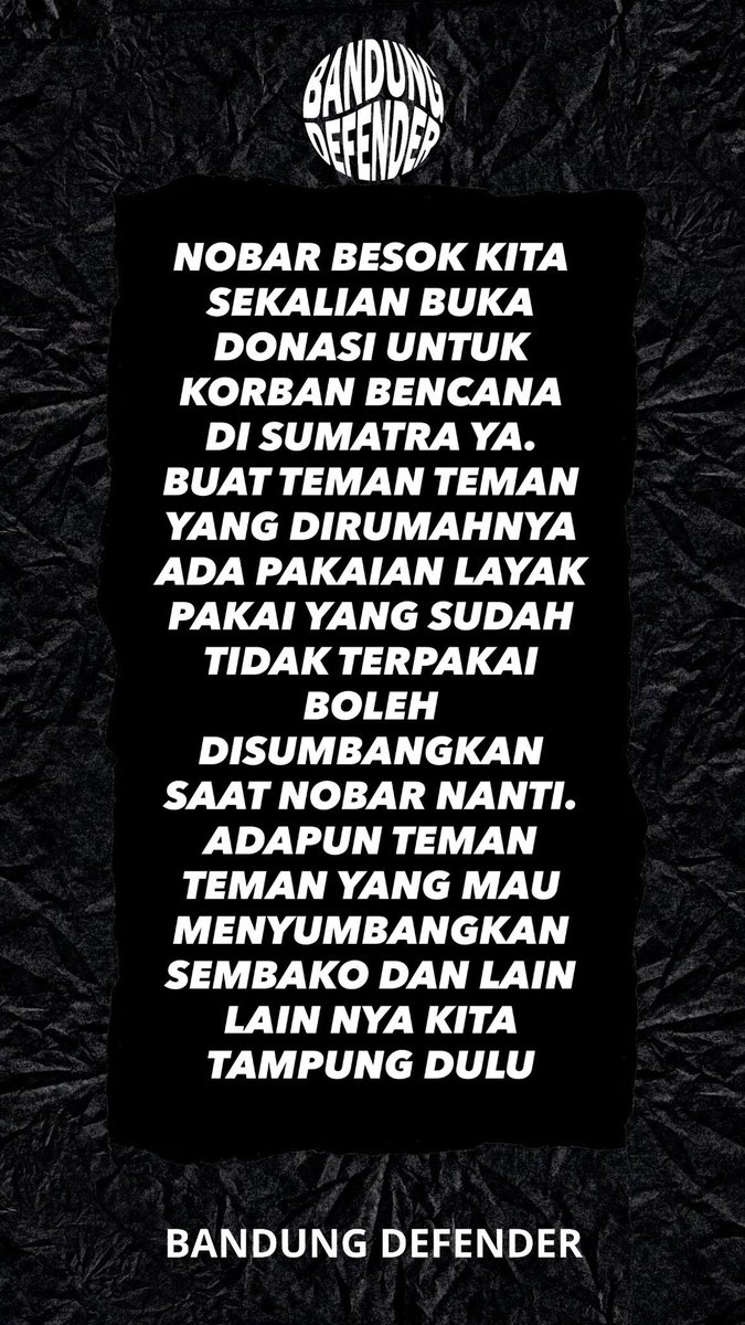 Bandungdefender.organizer tweet media