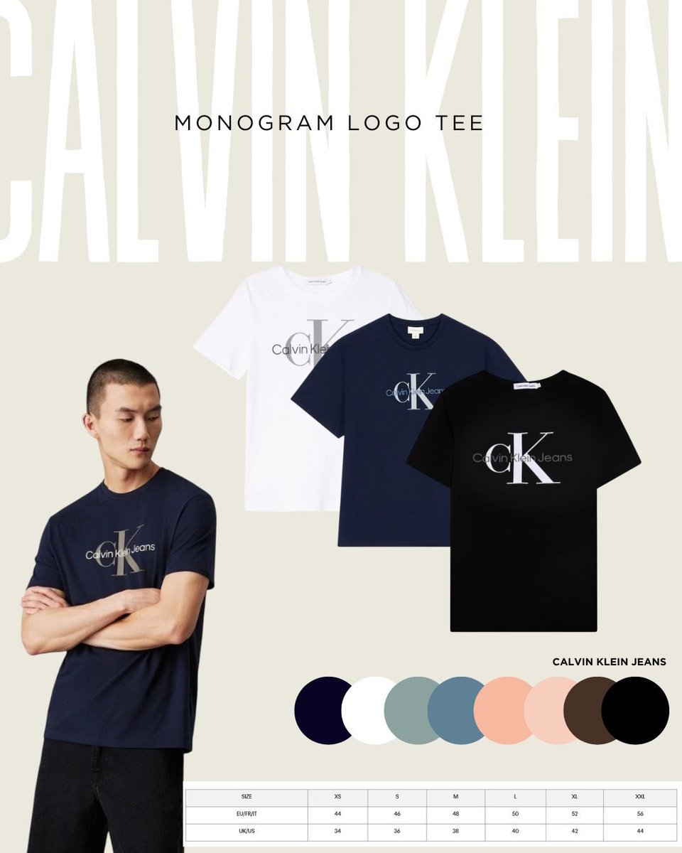 maisonapostle's tweet photo. CALVIN KLEIN JEANS
; monogram logo tee

🏷️ 1,390 BAHT

XS S M L XL

สนใจสินค้ารุ่นอื่นหรือสีนอกเหนือจากในรูปติดต่อทาง DM💌

#พรีcalvinklein #calvinkleinjeans
#preordercalvinklein https://t.co/JoDwEwO30F