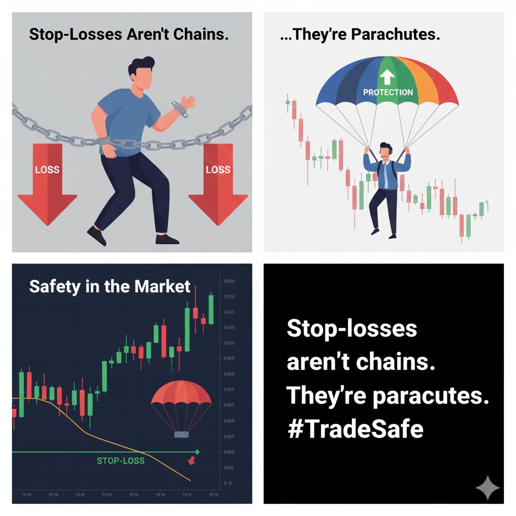 BGTrader25's tweet photo. “Stop-losses aren’t chains. They’re parachutes.” https://t.co/BAeWyFttUt