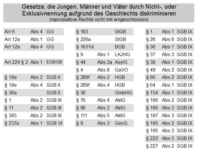 Feminismus möchte das Patriarchat abschaffen 
Feministische Akteure beschließen aber dennoch patriarchale Gesetze

Entweder 
- leben wir nicht im Patriarchat,
- oder Feminismus ist nicht gegen das Patriarchat,
- oder die Akteure sind nicht feministisch
