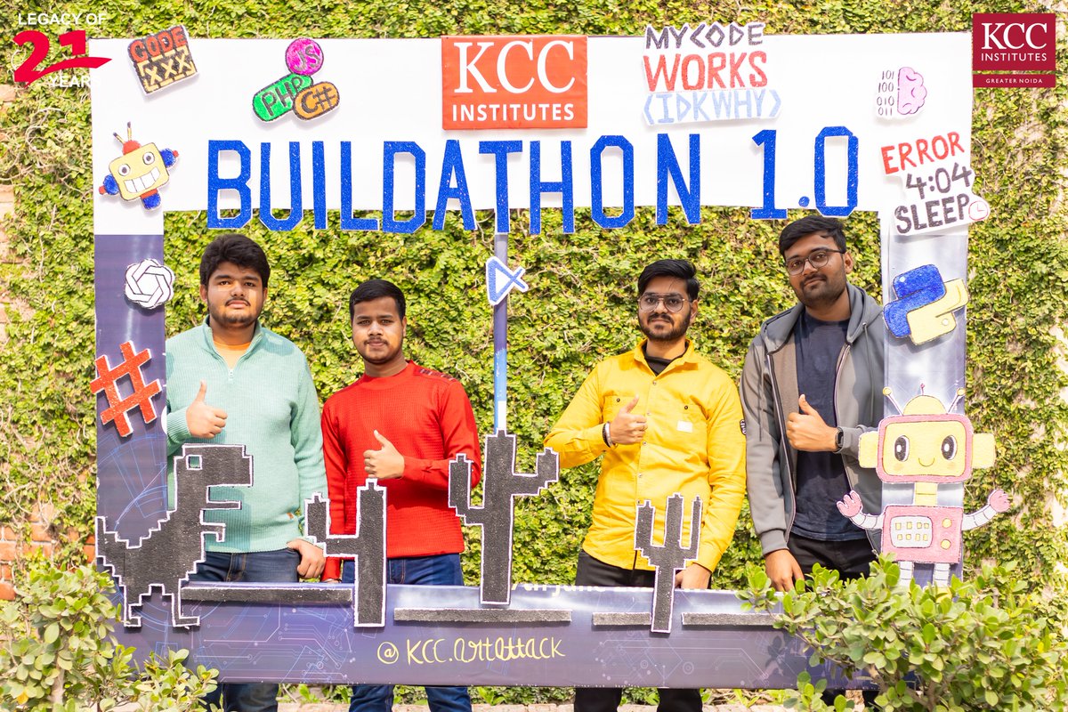 KCCinstitutes's tweet image. Tech passion ON. ⚡
Ideas → Code → Innovation 💡💻
Buildathon 1.0 at KCCITM is inspiring students to step up, build smarter, and think bigger! 🚀
Live coding 💻
Bold ideas 🎯
Student creators 🔥
This is what the future looks like!

#buildathon2025 #codingclub #techchallenge