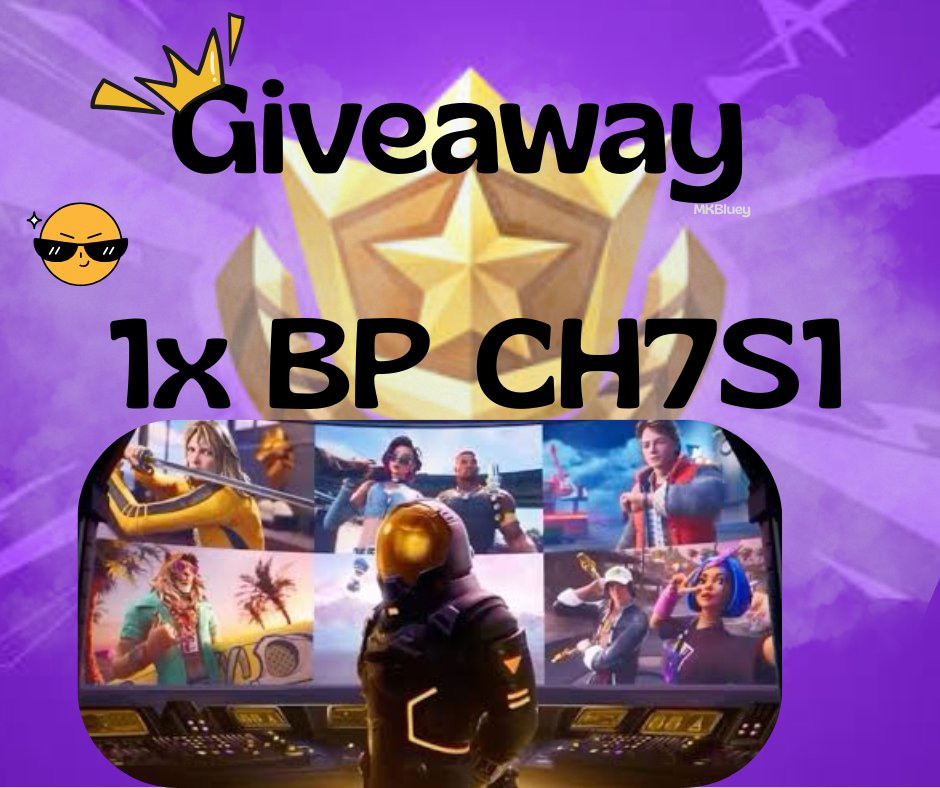 🥳💚GAW 1x Battle pass Chapter 7 season 1💚🥳

❤️ Follow <a href="/JKsamuraicz/">JKsamuraicz</a> &amp; <a href="/BlueCzKitsune/">Blue🦊💙</a>
💙 Repost ♻️
🤍 Like
🩷 What are you looking forward to the most in Chapter 7 Season 1

Ends in 24hrs
Gl everyone 🍀