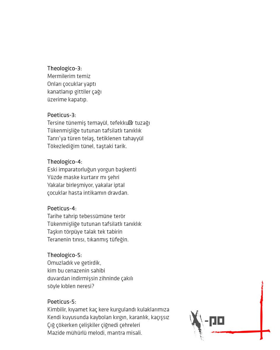 [Ali Berkay - Tractatus Theologico-Poeticus] 
#Xpoetry #Xpoetries #BuzdokuzXPo