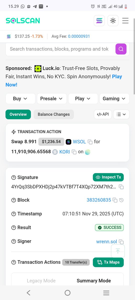 Leader cto kori on bonk just aped $kori on pumpfun