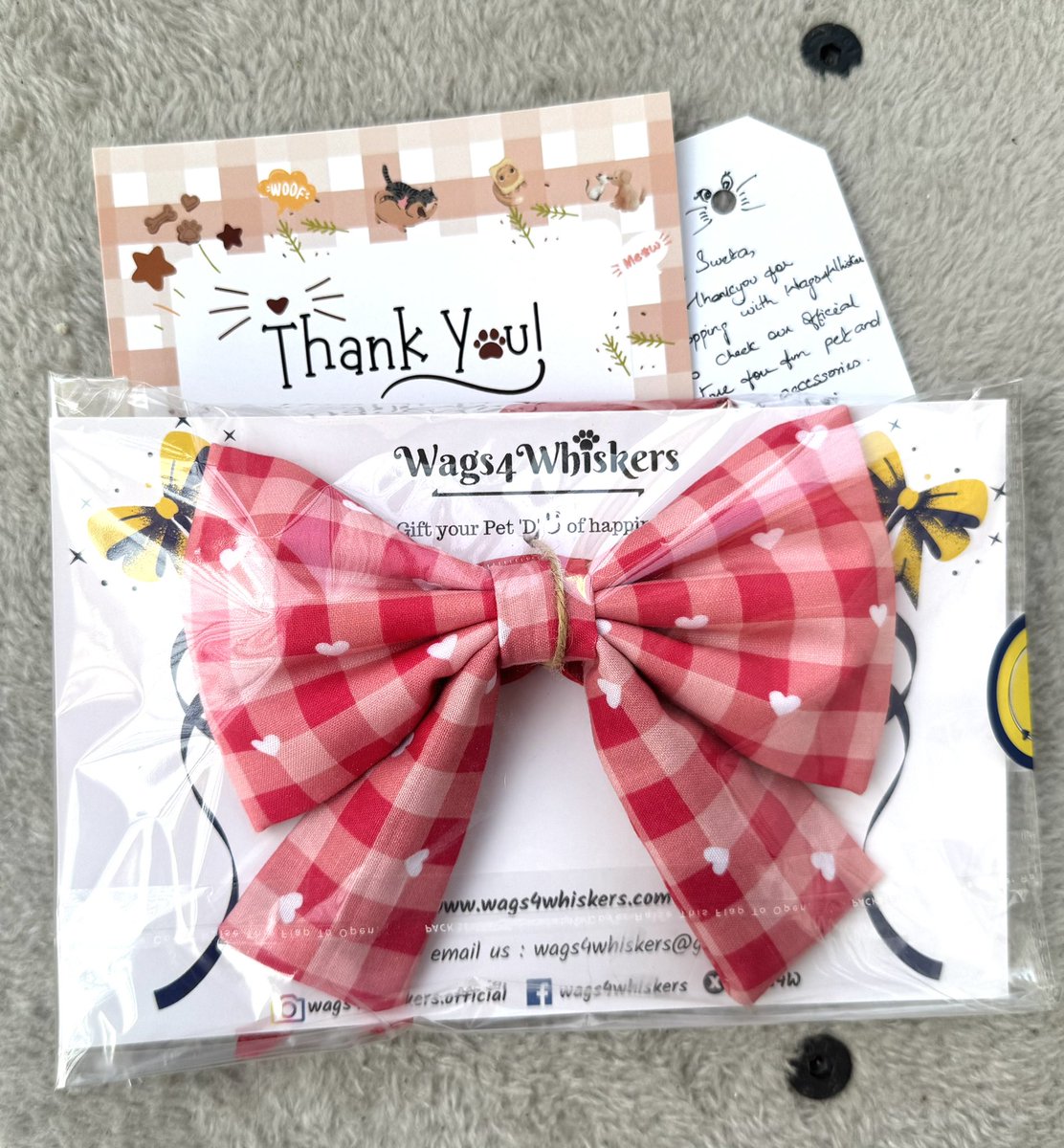 Wags4W's tweet image. Thank you making us a part of your special moments! ❤️ Feeling grateful and blessed! 🧿

Order shipped the same-day! 

Shop for your pup this Christmas season @ wags4whiskers.com

#customerorder #ordershipped #dogbowtie #dogacceasories #doglove #smallbusiness #wags4whiskers