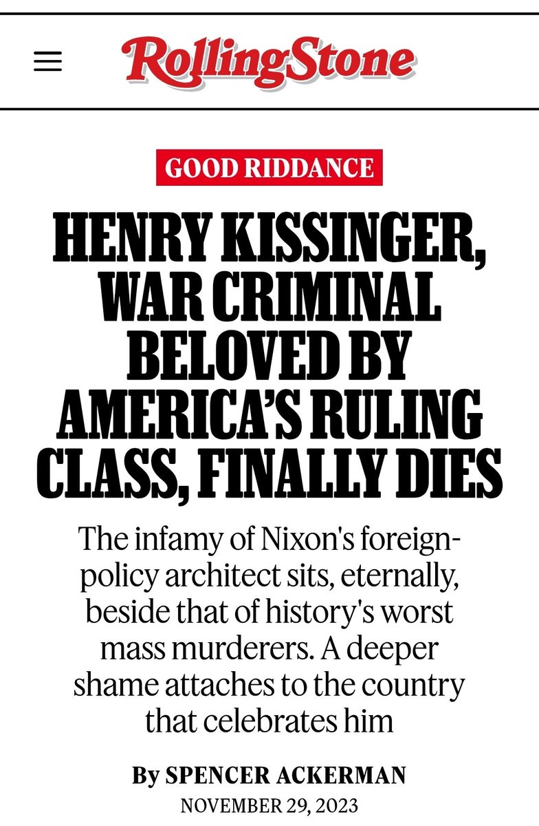 CMArchibald's tweet image. It&apos;s after midnight and you know what that means....

HAPPY HENRY KISSINGER IS DEAD DAY TO ALL WHO CELEBRATE! 🥳
