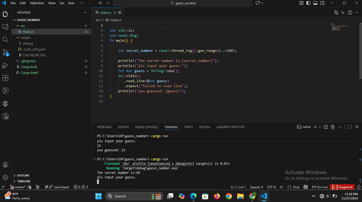 techa_bility's tweet image. After years of manual memory management in C/C++, I switched to Rust…
and the compiler said: “Don’t worry bro, I got you” 🔥

I think I’m home now 🦀❤️

#RustLang #Rustacean #SystemsProgramming