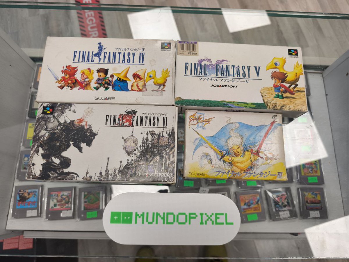 pixel_mundo's tweet image. Empezamos el día con las novedades que hemos recibido #finalfantasy #famicom #superfamicom #ps1 #ps2 #ps3 #xbox360 #gamecube #wii #ps4 #switch #spectrum #atari1020 #erbe #mundopixel