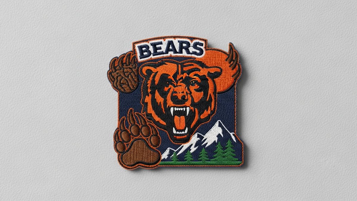 DigitEMB's tweet image. This bold Bears embroidery patch delivers strength, detail, and flawless digitizing! 🐻🔥 Ideal for jackets, backpacks, uniforms, and custom apparel. DigitEMB provides premium stitch-ready designs for every project.
 support@digitemb.com
#DigitEMB #Embroidery #CustomPatch