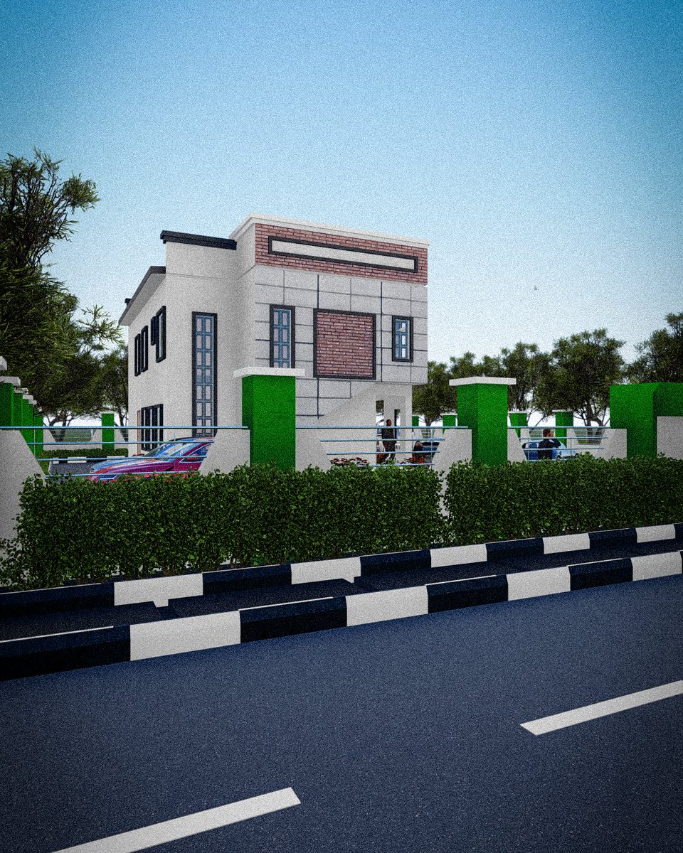 Vizitect's tweet image. Day 21/30 Posting my architectural renderings until I land a gig &amp;amp; build in public

Great views for the admin block clean rendering 

#CGI #architecture3d #Homemade