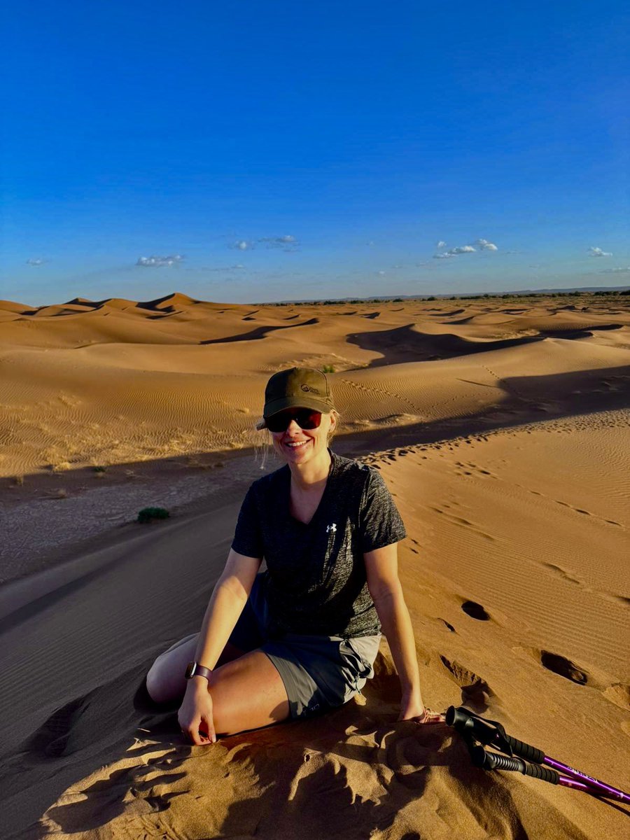 It’s been a tough couple of years , and so proud to see my wife complete 100km across the Sahara with a team of Brain Tumour survivors 👏🏽 Thanks to <a href="/saracrosland/">Sara</a> and the <a href="/BeyondRecoveryP/">The Beyond Recovery Project</a>  Team for getting them all through 🧠🇲🇦 #braintumour #tumour #sahara