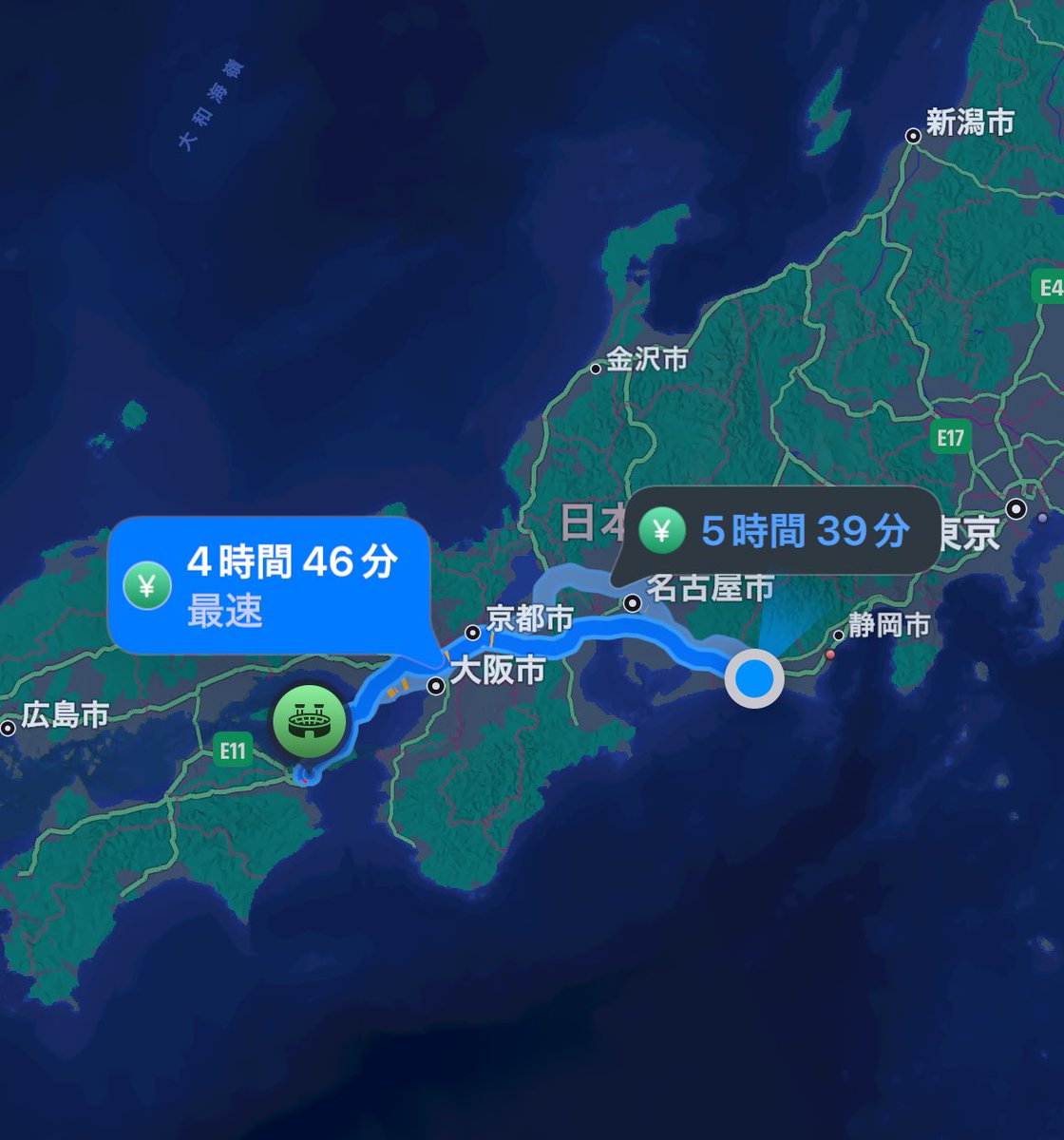 forzagroot's tweet photo. 5時間かからない！？
行ける？？ https://t.co/2adl8hZqHH