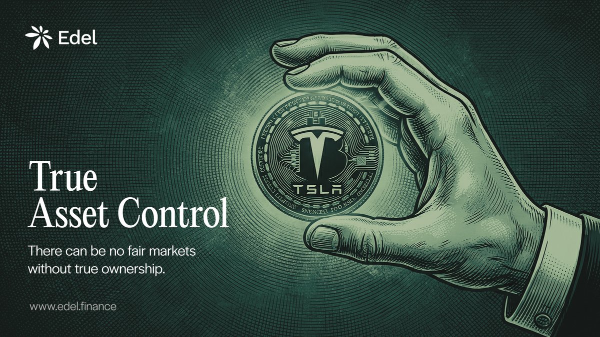 𝐄𝐃𝐄𝐋 𝐈𝐒 𝐀𝐁𝐎𝐔𝐓 𝐓𝐎 𝐑𝐄𝐖𝐑𝐈𝐓𝐄 𝐓𝐇𝐄 𝐄𝐍𝐓𝐈𝐑𝐄 𝐓𝐎𝐊𝐄𝐍𝐈𝐙𝐄𝐃 𝐄𝐐𝐔𝐈𝐓𝐈𝐄𝐒 𝐆𝐀𝐌𝐄.

Stock lending has been broken for years, slow, expensive, opaque.

<a href="/edeldotfinance/">Edel Finance</a> said nah, and rebuilt it from the ground up.

Here’s why people are paying attention