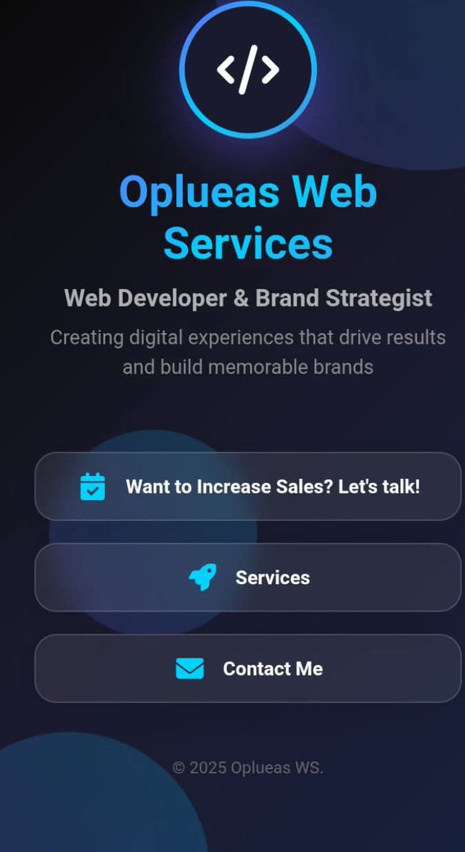 UgwuOgochukwu_'s tweet image. Your portfolio deserves to wow clients at first glance.
✨ Interactive. Responsive. Professional.
Are you a freelancer or a skilled person? You sure need a portfolio.
📩 DM us now!

Anambra| Young John| Access Bank 

#websitedevelopment  #freelancer #digitalmarketing