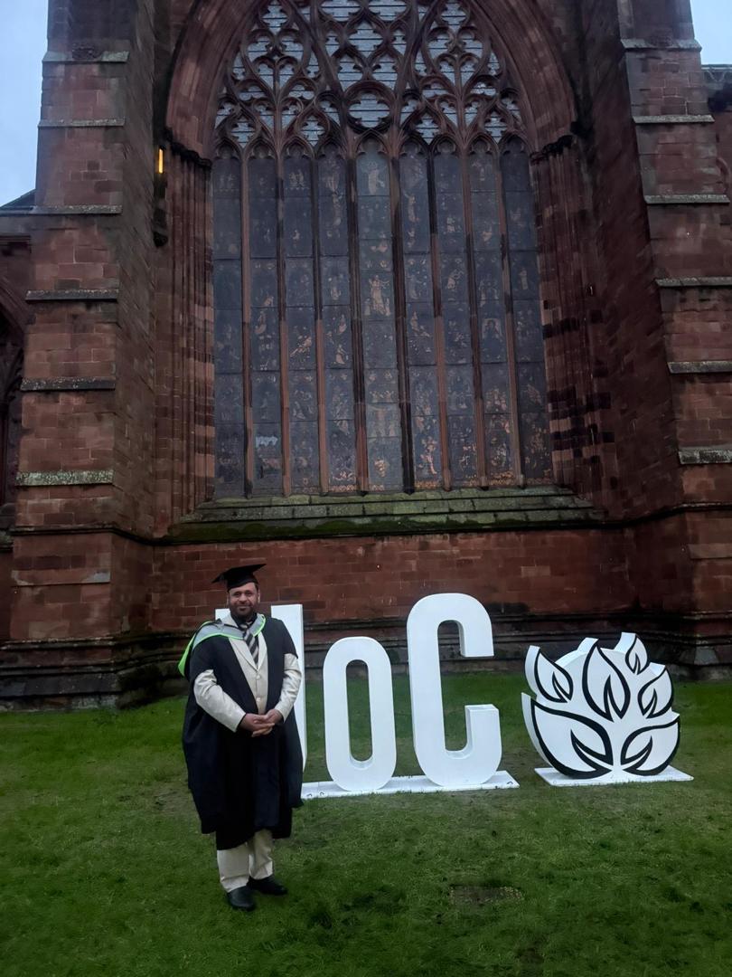 amiri_m_complex's tweet image. We are pleased to share that Dr Mirwais Amiri Chairman &amp;amp; CEO of AMC successfully graduated with an MBA in International Healthcare Management from the University of Cumbria, UK. This achievement reflects his dedication to leadership and improving healthcare quality.