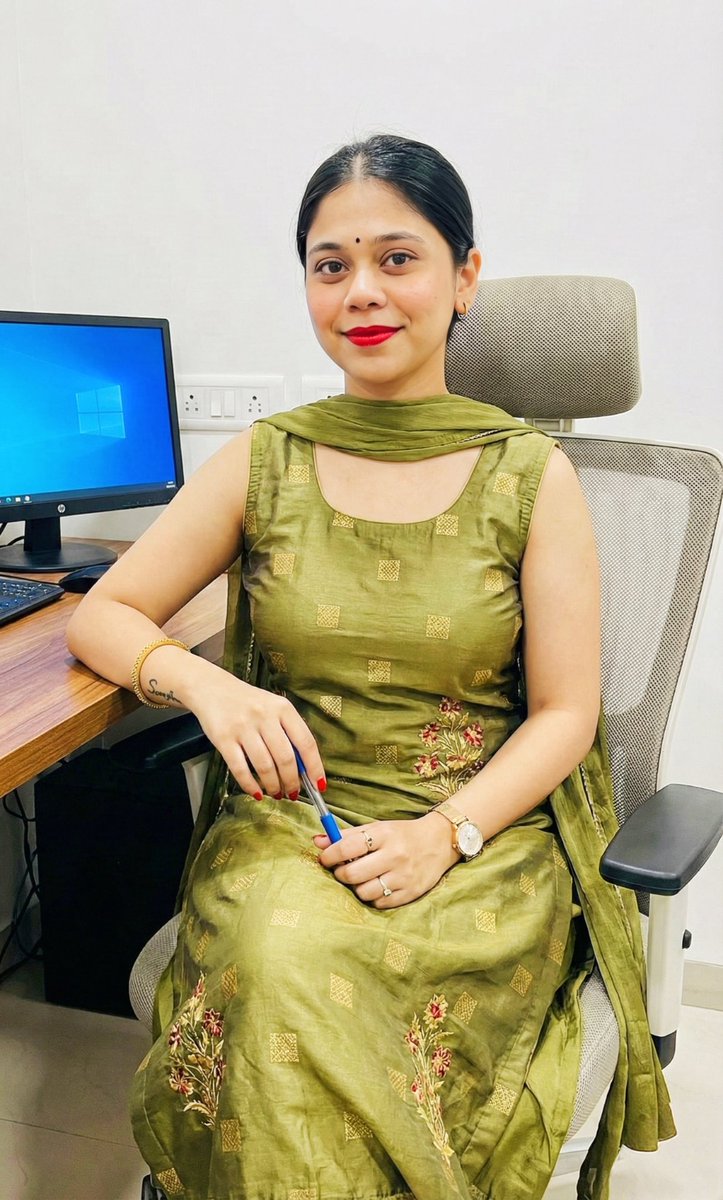 riyadavai's tweet image. Office vibes 💐