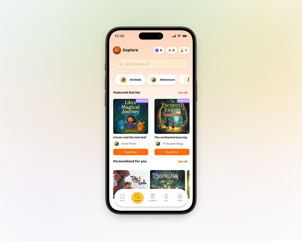 adelewaola's tweet image. Learning design for kids! but make it memorable and interesting.
Designed by @iamdera_hh n I . More screens coming. 
Need a uiux designer? My DM will be glad to receive your messages.
