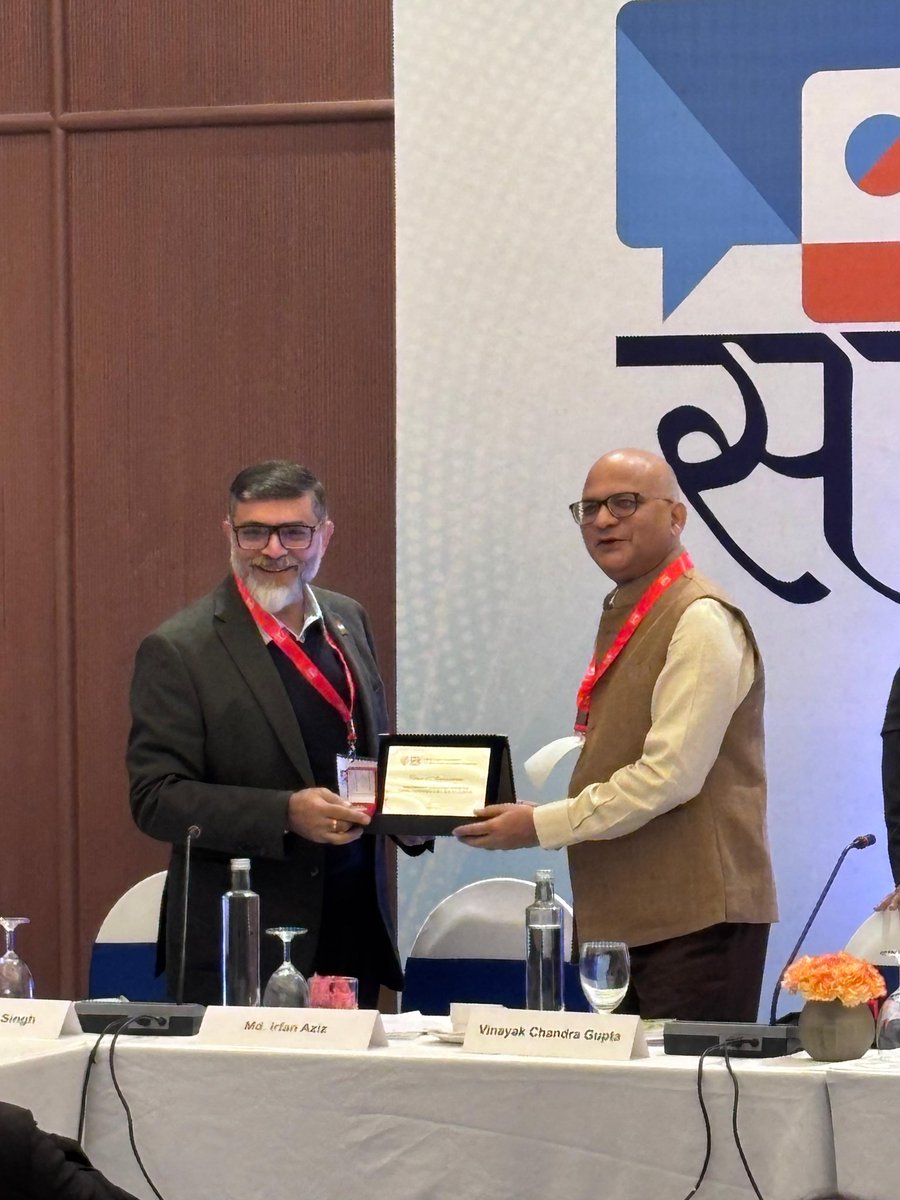 Mr. Vinod Kumar, President of the India SME Forum, felicitates all dignitaries and GST officials with tokens of appreciation at GST Samvaad 2025.

Today’s consultation brings together key leaders and officers driving India’s GST ecosystem.

Dignitaries Present:
Shri Prakash Singh