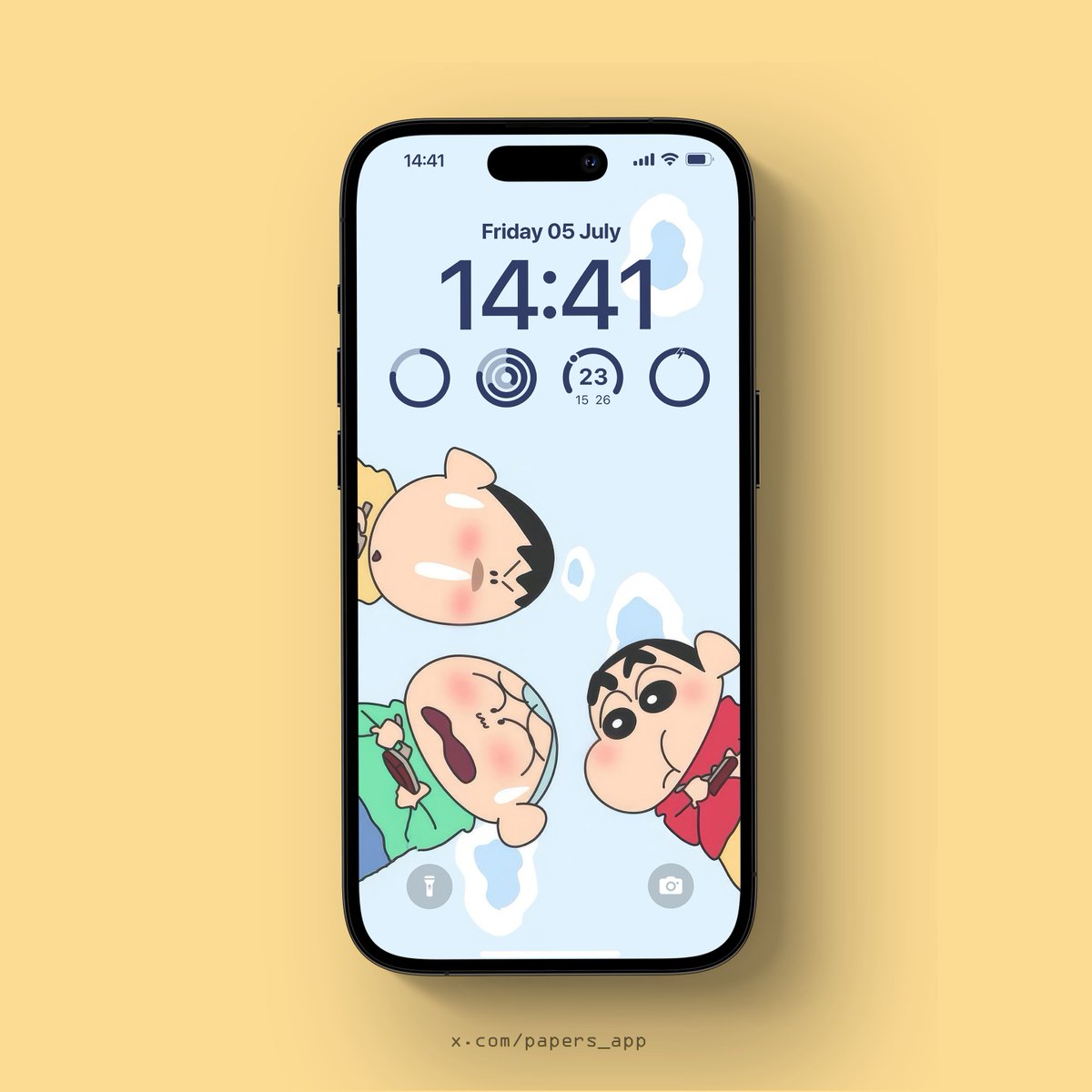 Papers_app's tweet image. Cute Shinchan Wallpaper 🔥🔥