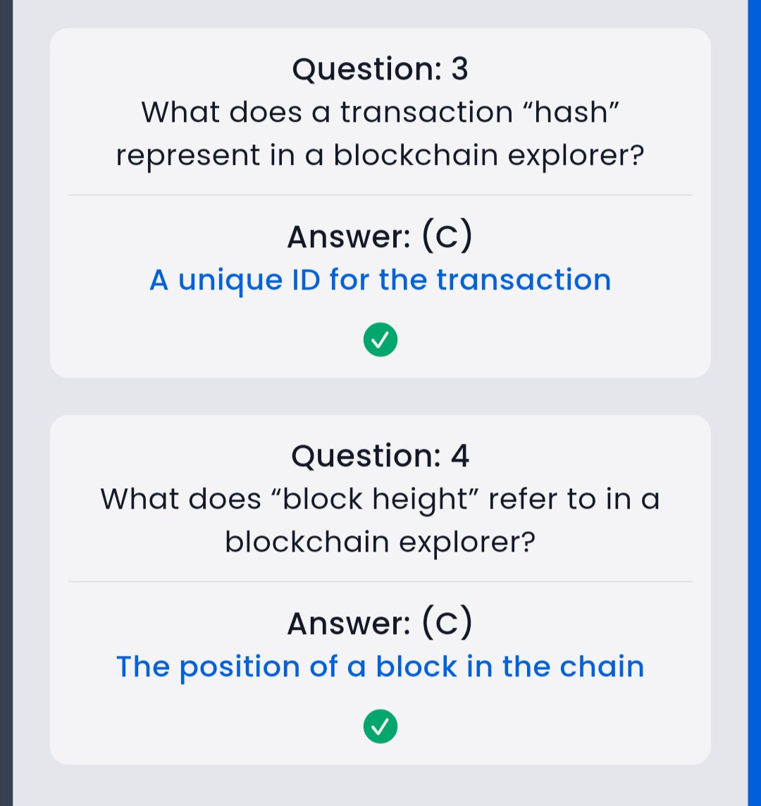 GO1PAWSED's tweet image. 🔥 SYNTAX VERSE Daily General quiz answer !
🗓️ 29.11.2025

⏩ Title : Blockchain Explorer System
🎁 Reward : 26.12 $SYNTAX

✅ Join Syntax Verse : syntaxverse.com/rf/03S8JTIFDDN

☑️ Join TG Channel : t.me/syntaxversequi…

#syntax #syntaxverse #syntaxvault #syntaxquiz #syntaxversequiz