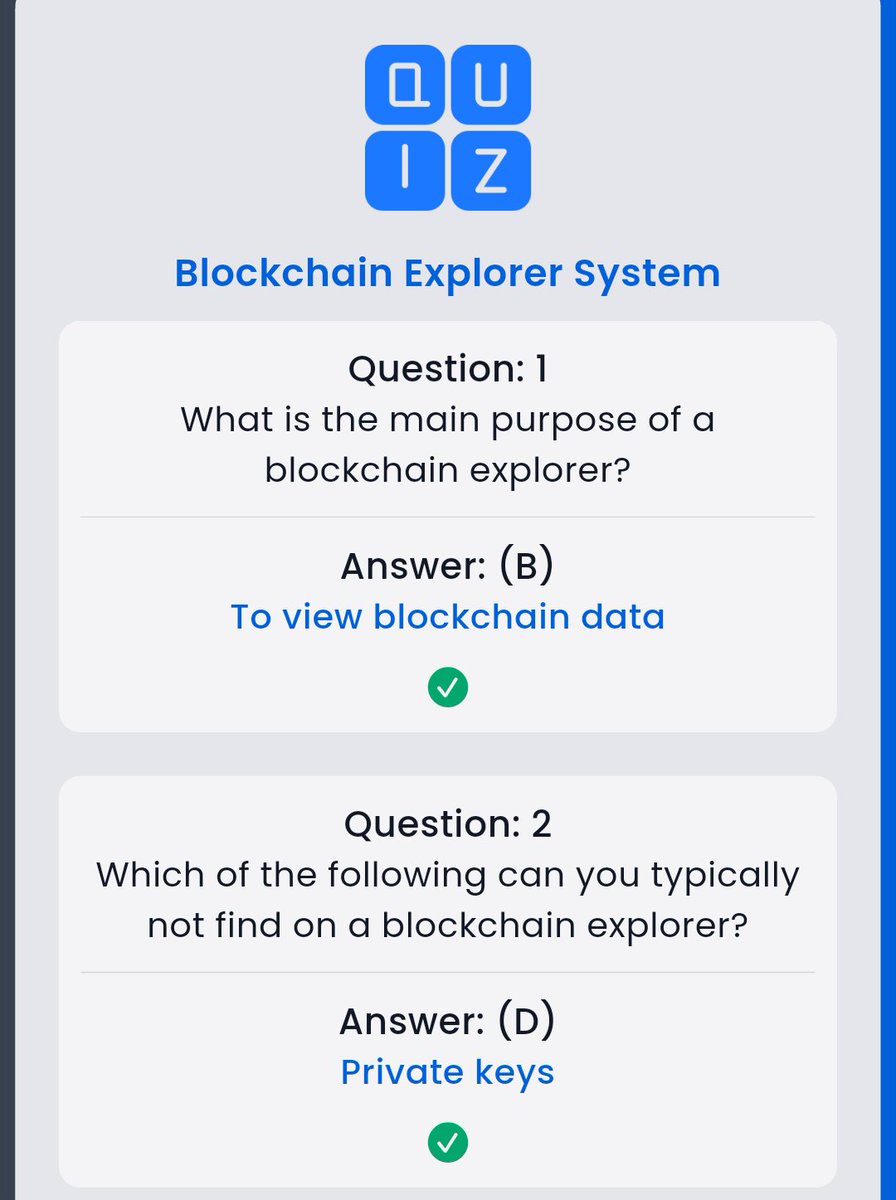 GO1PAWSED's tweet image. 🔥 SYNTAX VERSE Daily General quiz answer !
🗓️ 29.11.2025

⏩ Title : Blockchain Explorer System
🎁 Reward : 26.12 $SYNTAX

✅ Join Syntax Verse : syntaxverse.com/rf/03S8JTIFDDN

☑️ Join TG Channel : t.me/syntaxversequi…

#syntax #syntaxverse #syntaxvault #syntaxquiz #syntaxversequiz