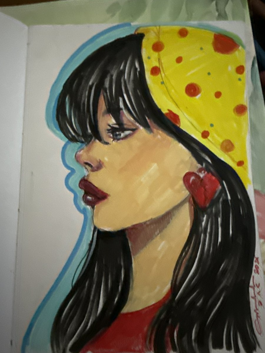 marikitstudios's tweet photo. Finished 2 artworks this stream! 🎨✨
Experimenting with watercolor fantasy + bold portrait style.
Support &amp; follows are super appreciated 💕
#OpenToCommissions #ArtistSupport https://t.co/ohKs27ATeq