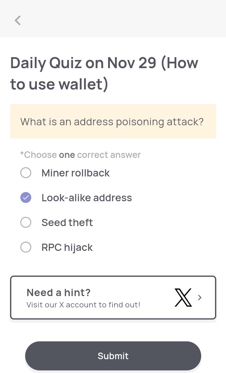 churchi_blaq's tweet image. NOVEMBER 29th, 2025
1) #SyntaxVerse quiz answer for today 🎯
2) #Xenea wallet #quiz answer for today  ✅
3) #Marina protocol quiz #answer 🔥
4) #SpurProtocol quiz answer 👌

Time to contribute and stack with 👇
@SIXR_cricket