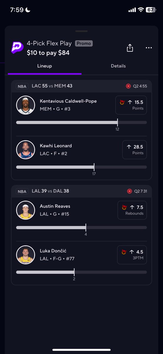 BSlayerLA's tweet image. Just deleted prize picks had a good run but I’m tired of losing money. KCP couldn’t score 4 points in the 2nd Half .