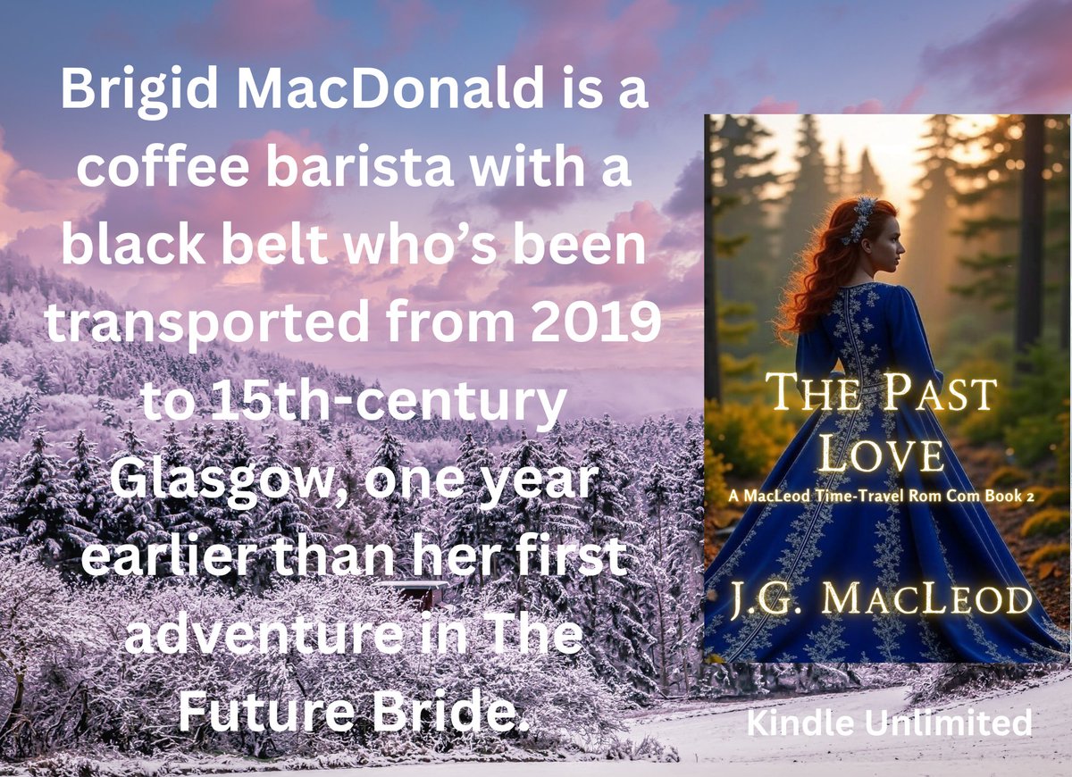 jgmacleodauthor's tweet image. Swoon alert!🏴󠁧󠁢󠁳󠁣󠁴󠁿❤️

The Past Love whisks you to medieval Scotland where a blade-wielding hero melts hearts with authentic romance.
mybook.to/ThePastLove

Time-travel magic &amp;amp; slow-burn tension await. 99c sale, or Free on KU!

#Saturday #BooksMakeGreatGifts #BookTok #survival…