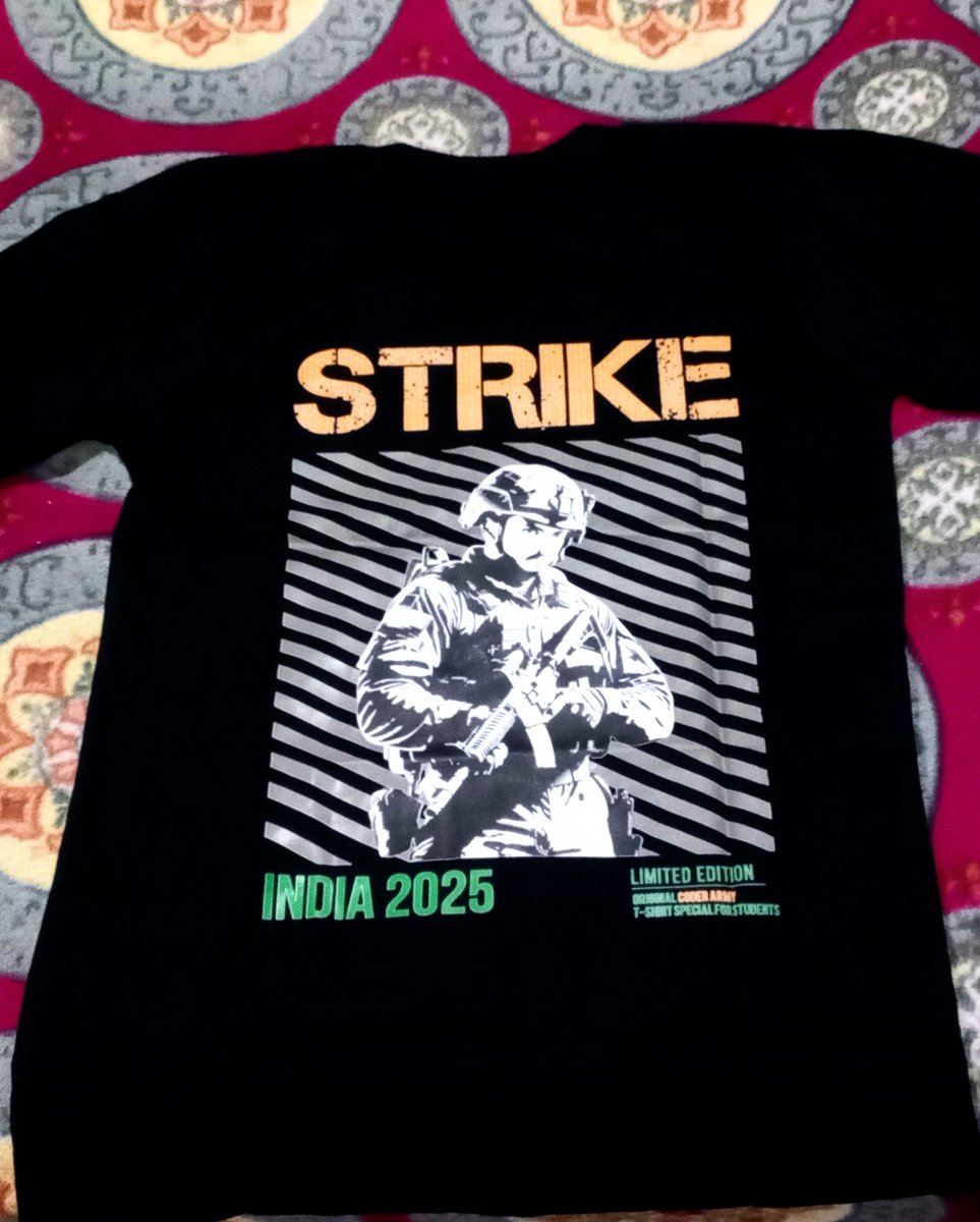 SilentCommit01's tweet image. Got my Strike T-shirt today!
Big thanks to Rohit bhaiya. Feels good to be among the Top 100 winners of the Strike Hackathon.
Really grateful for the experience. @CoderArmy @rohit_negi9