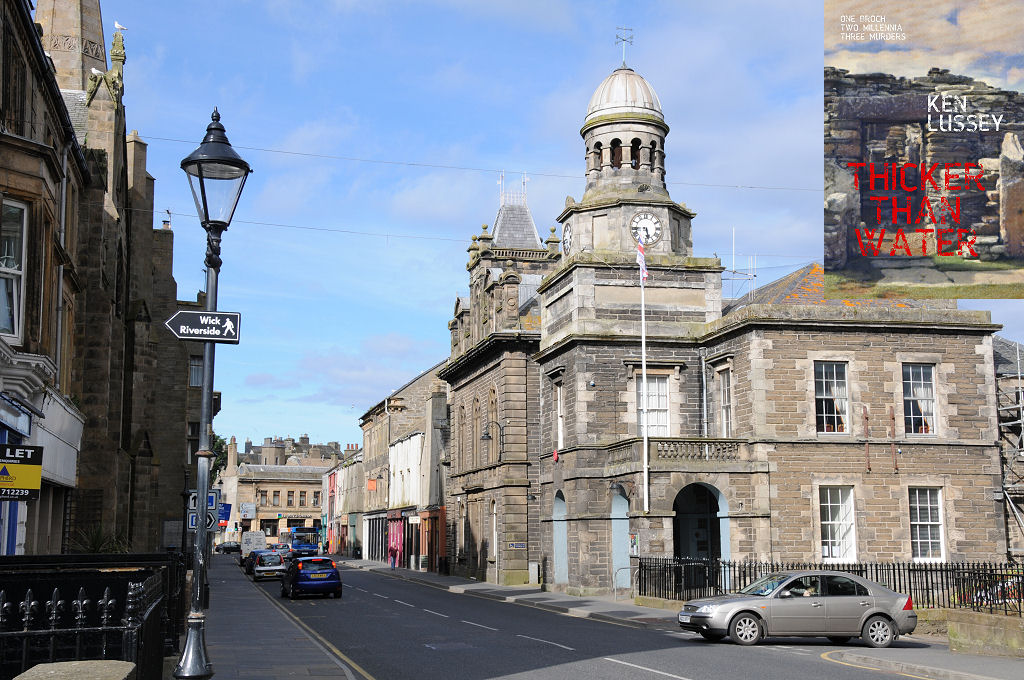 One broch, two millennia, three murders. ‘Thicker Than Water’ is a compelling murder mystery set in northern Scotland. Wick, on the east coast of Caithness, has a central role in the story.
Available as a Kindle, Kobo or Apple. Find out more:
kenlussey.com/ttw/index.html