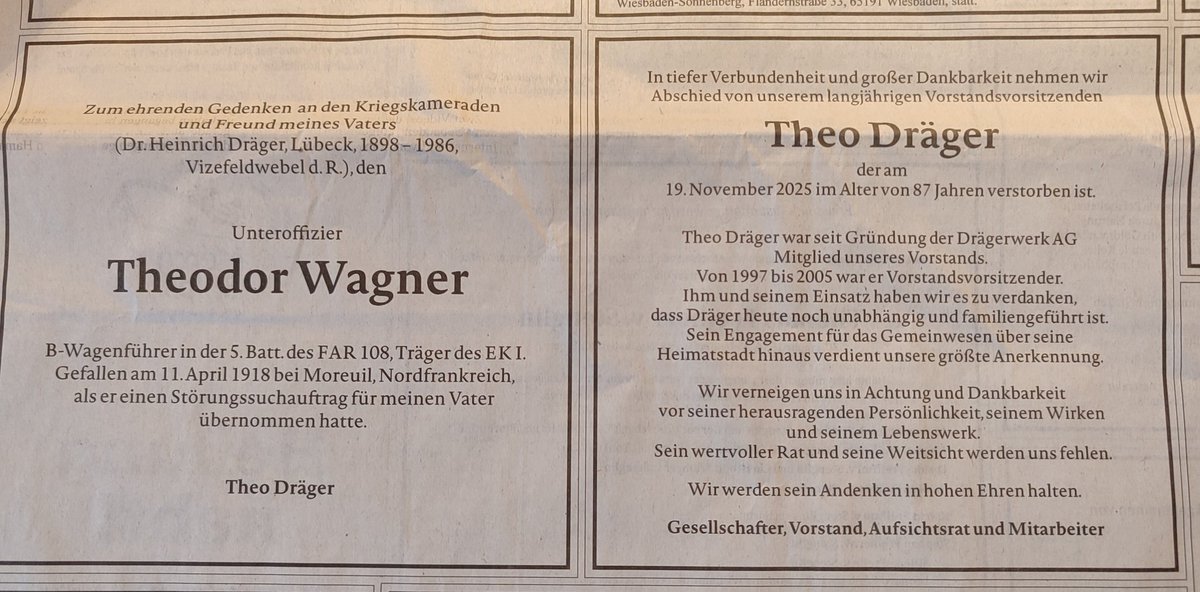 ucproofs's tweet image. Mein neues Highlight bei den Traueranzeigen der FAZ.