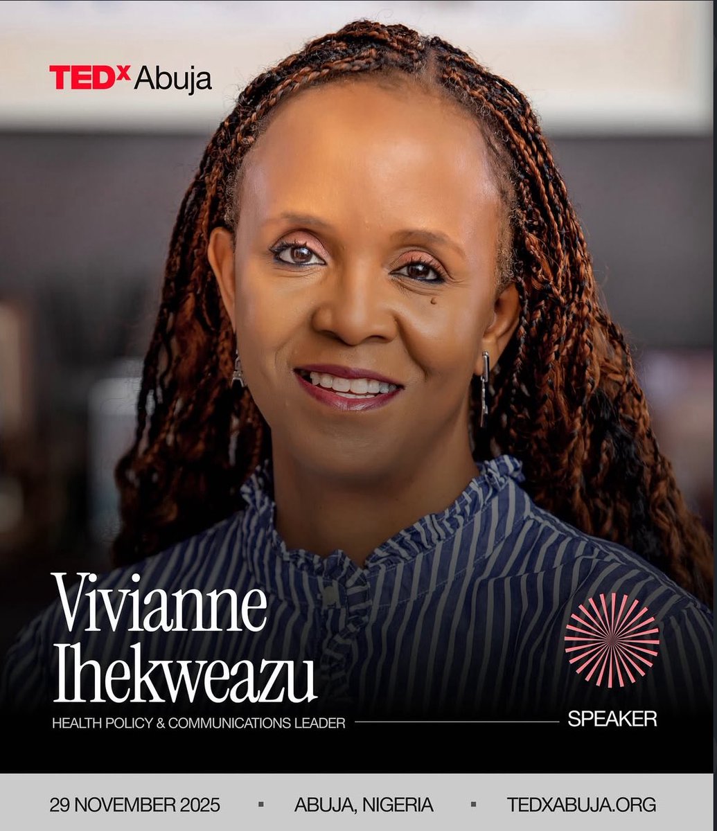 I am pleased to be speaking at #TEDxAbuja2025, where I will be sharing insights on “Where Health Actually Begins: Closing the Circle Between Policies and People.”

Looking forward to exploring how trust, communication, and community engagement shape stronger, more responsive