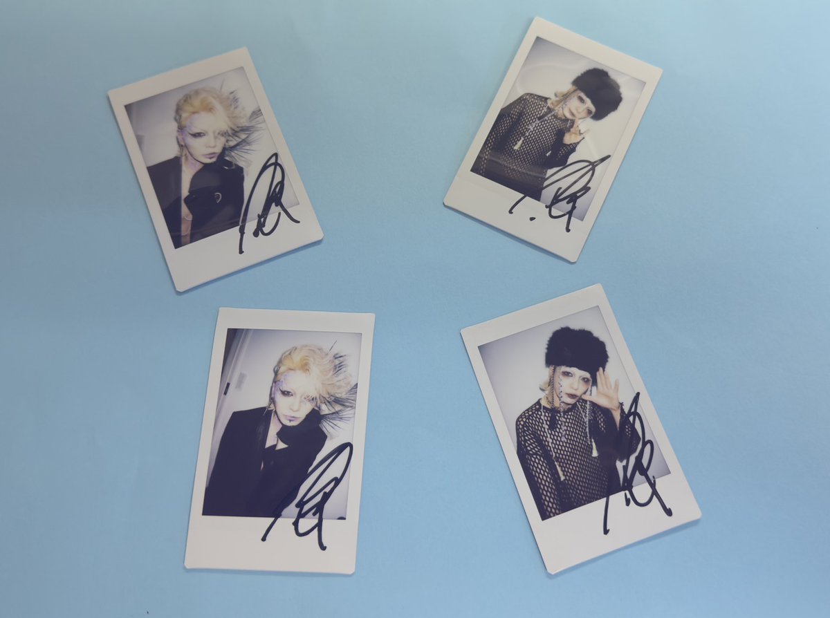 新作作品撮りのチェキセット売り切れだったんですが、キャンセルが少し