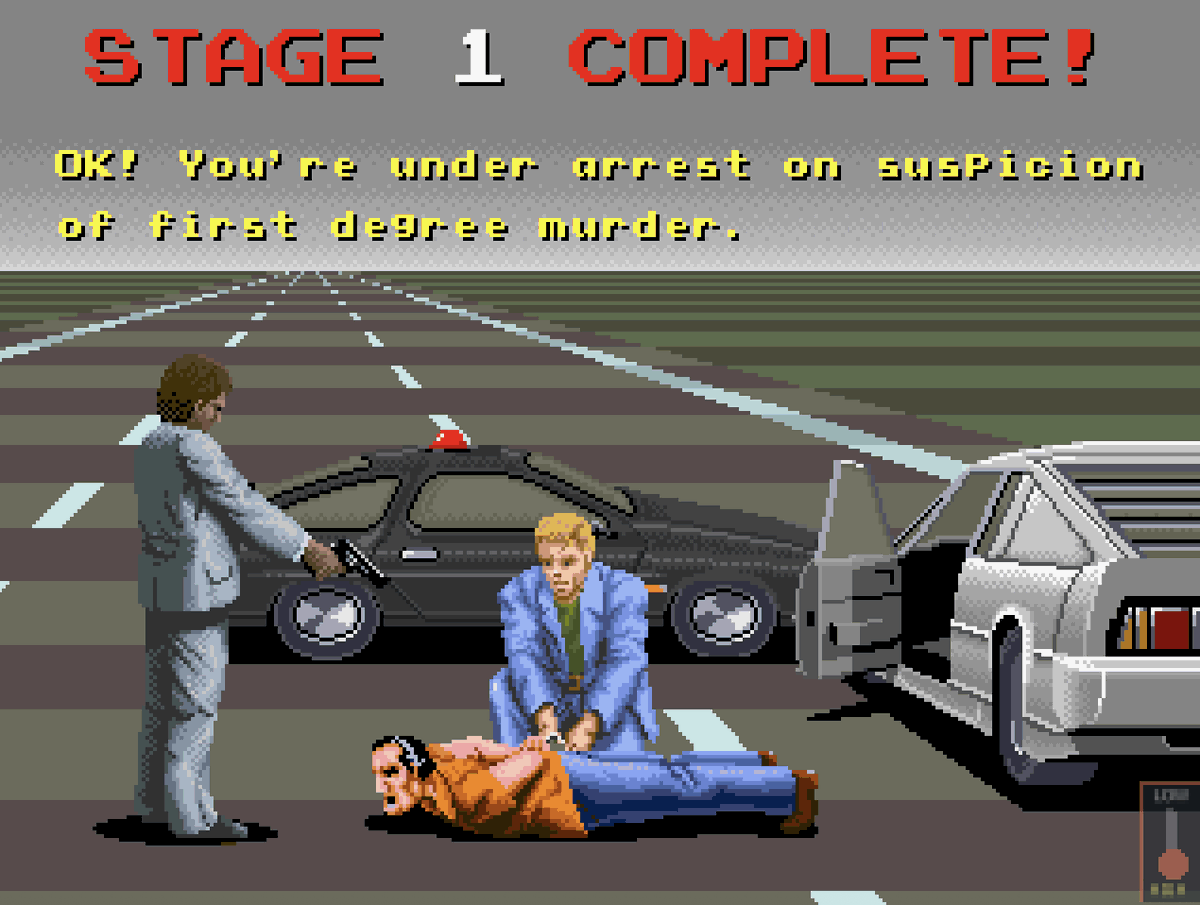 On Saturdays at my house, criminals don't escape the full force of the pixelated law!
Los sábados en mi casa, los criminales no escapan del peso de la ley pixelada! 
Chase HQ 1988 
#Taito #Arcade 
#Retrogames