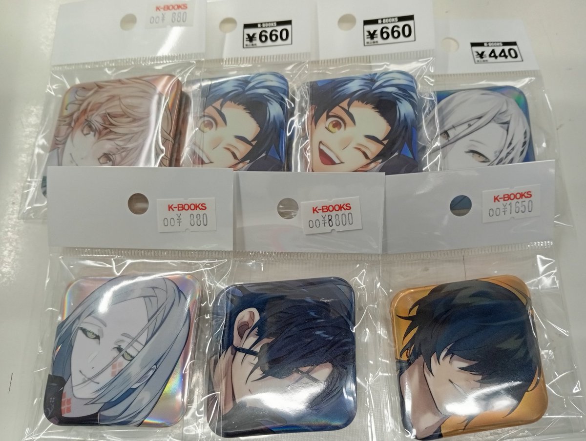 刀剣乱舞 大本丸博 スクエア缶 豊前江 刀剣乱舞 大本丸博 2025 スクエア缶バッジ ランダム vol.9 豊前江