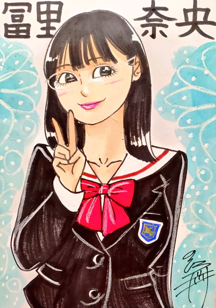 ドン！ 今日描いた乃木坂ちゃんで〜す(*^^*) ふたりエスケープ #似顔絵