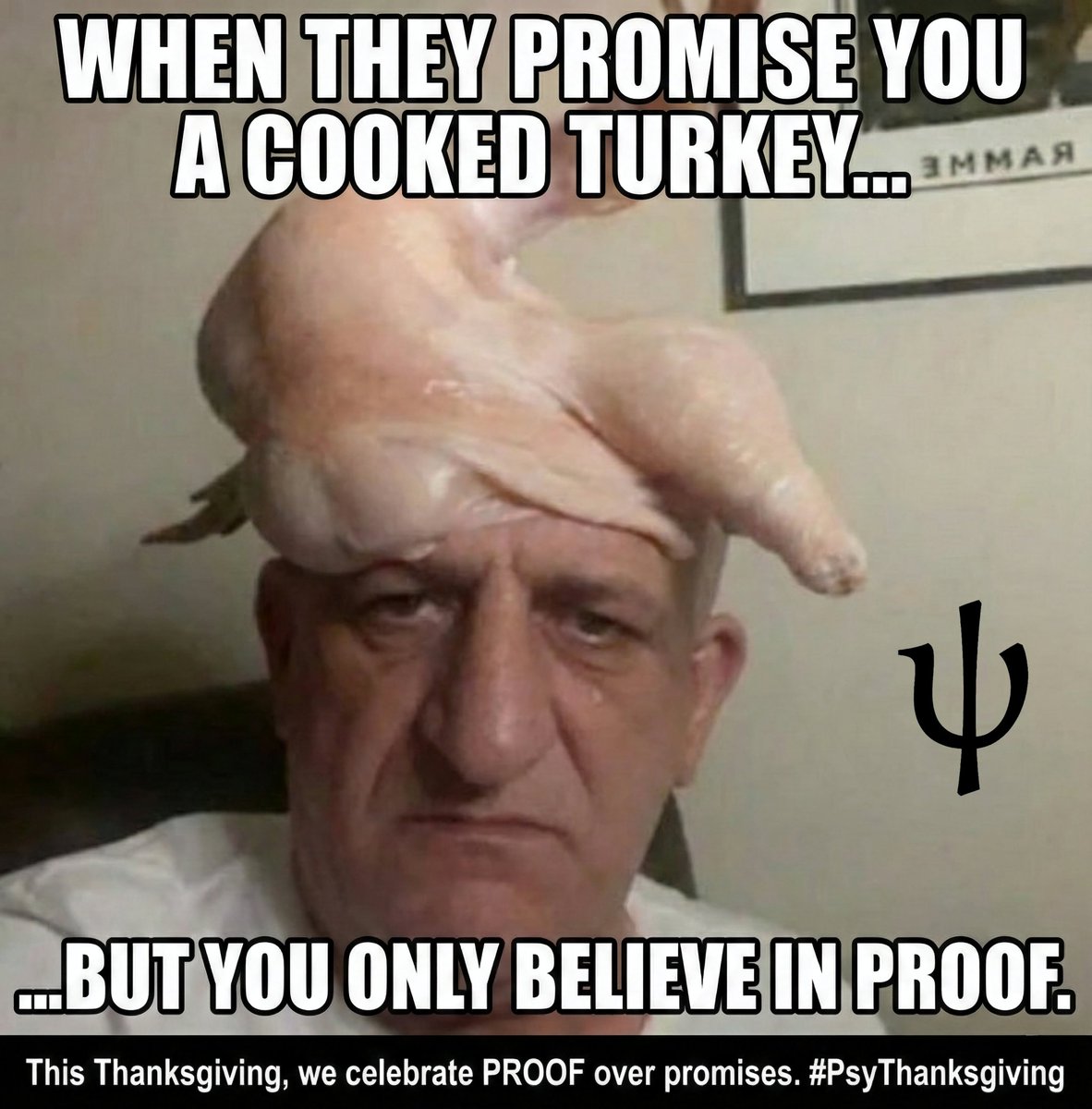 IconixNation's tweet image. Promised a cooked turkey, got a speedrun of disappointment.

Good thing we trust proof, not promises.
#PsyThanksgiving #ProofOverPromises
@PsyProtocol