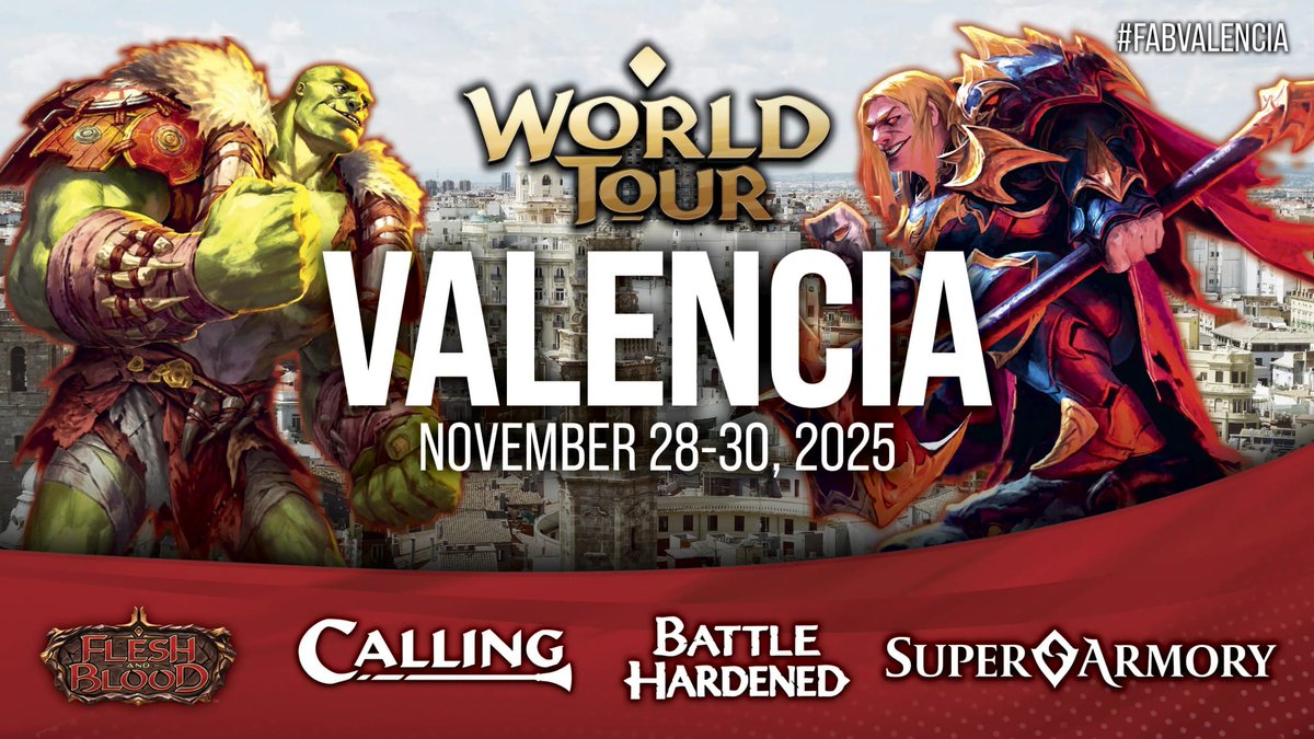 🏆 #TCG 🏆

Ya tenemos ready a <a href="/CatLapsus/">RKS | Lapsus_CAT</a> que estará hoy en este evento compitiendo en Flesh and  Blood 🃏🃏

Que las cartas se alineen, que el RNG le sonría y que los dioses del topdeck lo acompañen en cada partida.

#JUSTKINGS🦁👑