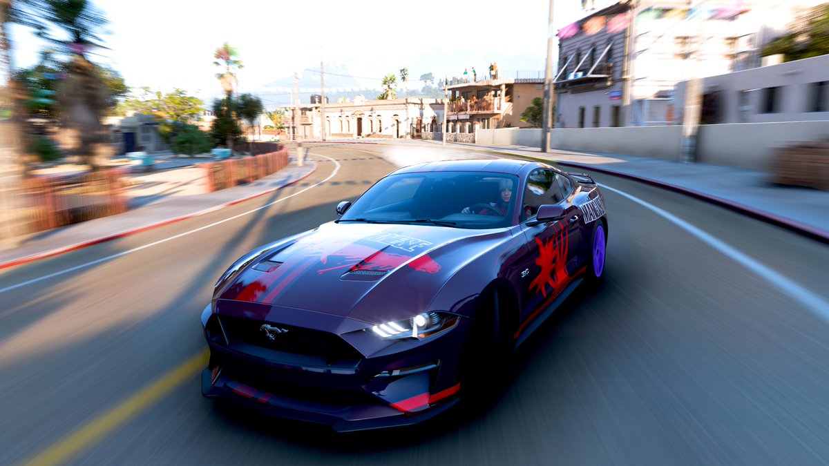 starflare_999's tweet image. Ford Mustang GT マンガン仕様

Trans AMに次ぐマンガンが操作するマッスルカー
強力な馬力をものに言わせたドリフト走行に優れたチューニングが施されている

このチューニングはどちらかというと対GRスープラタンタル仕様かな？

#ElementaleSports #元素擬人化 #forzahorizon5