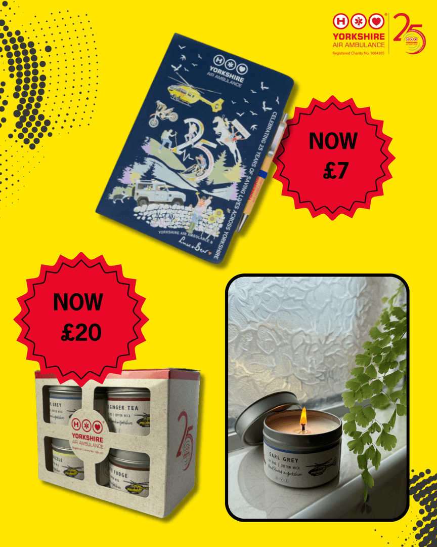 YorkshireAirAmb's tweet image. 💛 Final chance! Last couple of days of YAA Yellow Week! 💛

We’re offering up to 33% off selected clothing &amp;amp; merch - but be quick, the sale ends at midnight tomorrow!

Head to yaa.org.uk/product-catego…  💛🖤

#BlackFriday #Deals #YellowWeek #Yorkshire #AirAmbulance