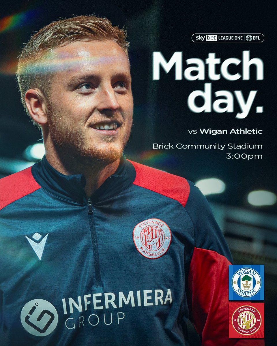 StevenageFC's tweet image. COYB! 🔴⚪️