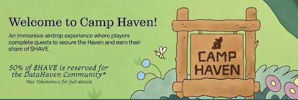 Came to Camp Haven because I was curious about what <a href="/DataHaven_xyz/">DataHaven 🫎</a> was building. So far, I’m enjoying the quests, learning how XP works, and understanding how trust is secured with data. It’s simple, but it feels meaningful. 🫎