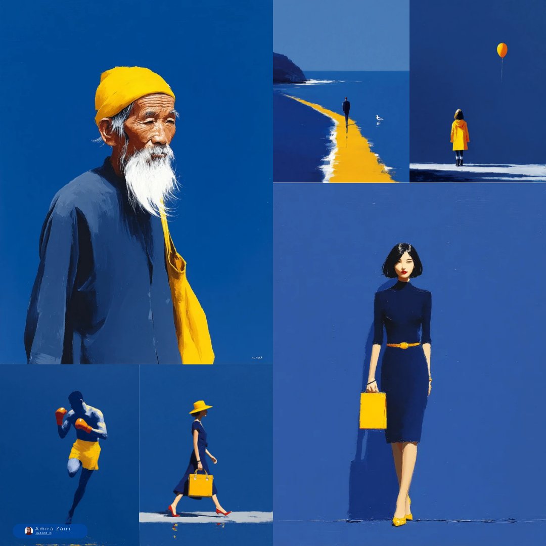 V7 blue and yellow grid