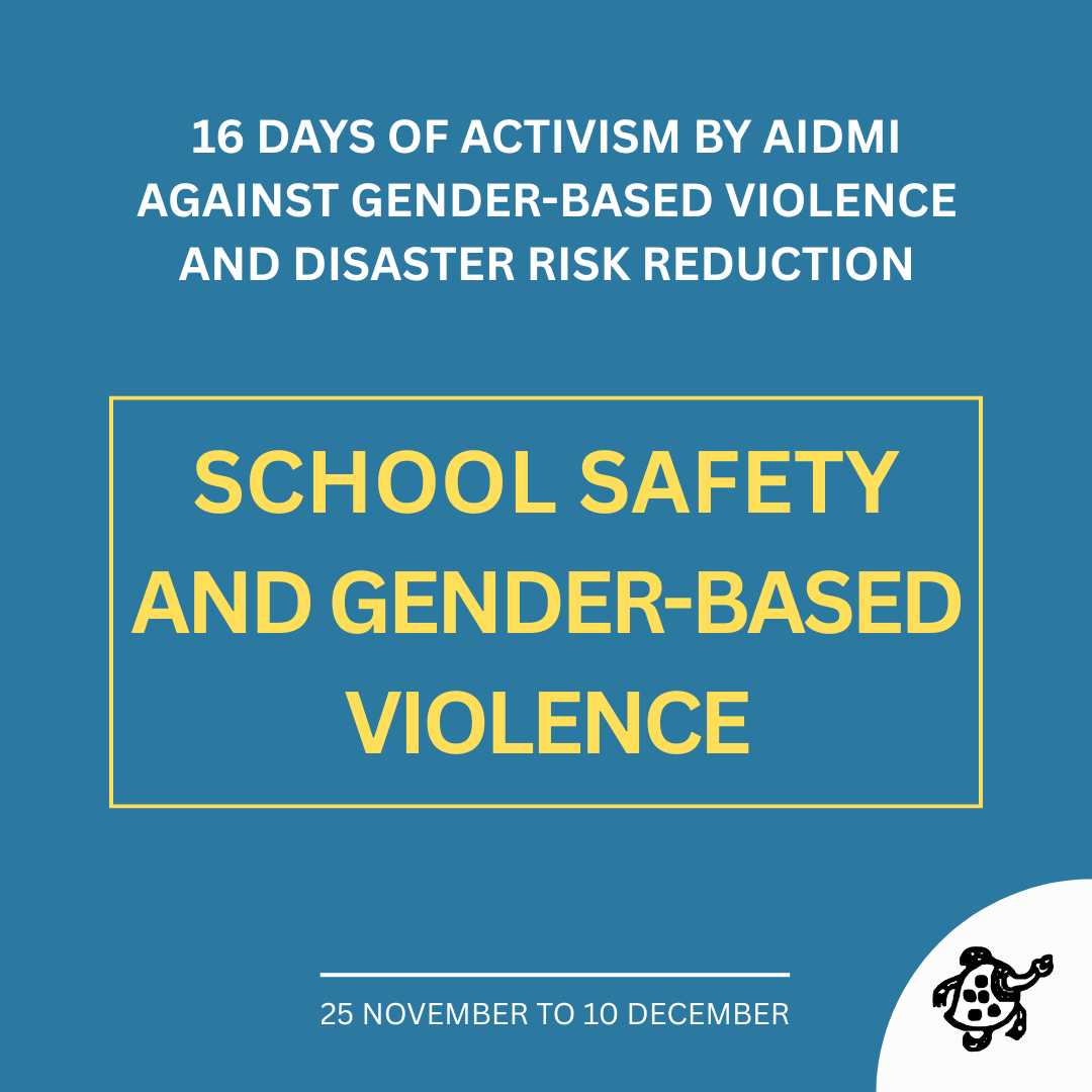 AIDMI_ORG's tweet image. Schools must be safe for every girl — before, during &amp;amp; after disasters.

Emergencies increase risks of harassment, yet GBV in schools is still overlooked.

Safety, dignity &amp;amp; protection must be part of every DRR plan.

#16DaysOfActivism #EndGBV #SchoolSafety #GirlsSafety #AIDMI