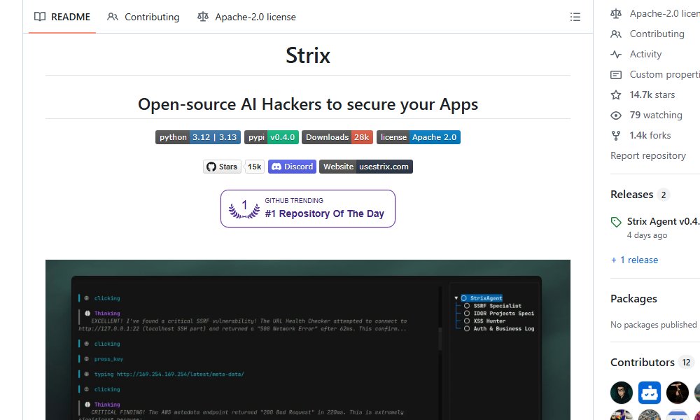 clxymox's tweet image. 🐍 strix
⭐ 364 stars

&quot;Strix : des hackers en IA open-source pour sécuriser vos applications !&quot;

Ou, plus technique...
#GitHub