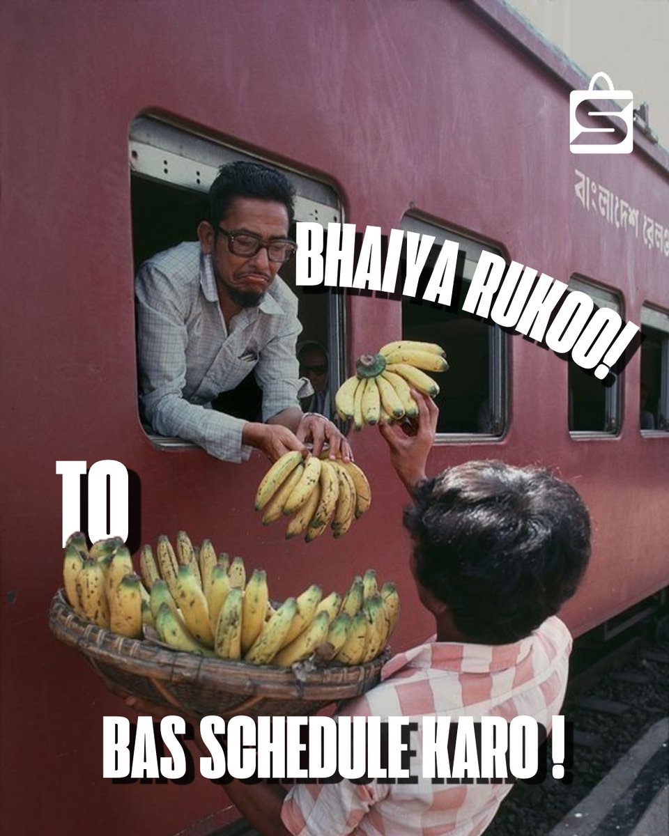 ShopConnectLive's tweet photo. Back in the day from, “Bhaiya rukoo!” to “Bas schedule karo.”
ShopConnect brings groceries to your doorstep exactly when you want — fresh, planned, and perfectly timed to your routine. 
Convenience planned. Freshness delivered.
Only on ShopConnect. 
#ShopConnect #SmartGroceryApp https://t.co/Qz1bNGxHIZ