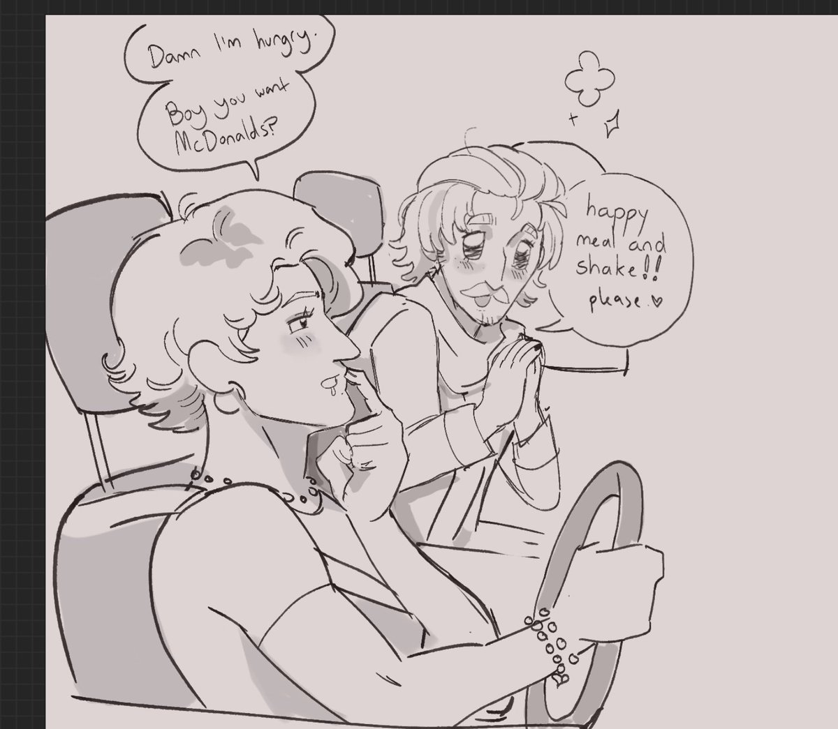 yourfriendglorp's tweet image. self indulgent bullshiiiiiiit i dont care im taking my wife to mcdonalds i love my wife

#yumeship #murroidv